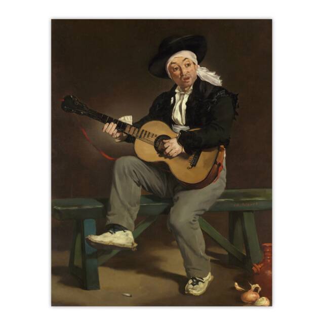 "The Spanish Singer Portrait Manet Vintage Huge Wall Art Poster Print 24X32"""