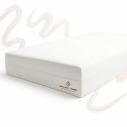 Opulent Home Cot Bed Mattress Waterproof Anti-Allergy Baby Mattress Cover for Newborns - White
