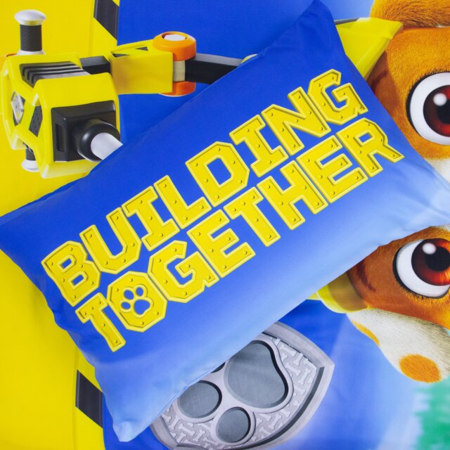 Paw Patrol Rubble And Crew Single Duvet Cover