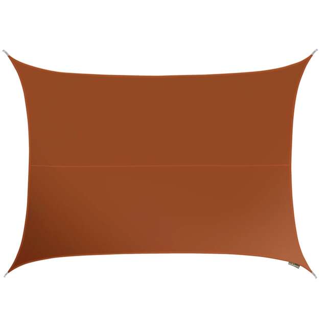 5m x 4m Rectangle Water Resistant Terracotta Sun Shade Sail