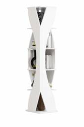 Decorotika Reva Corner Bookcase Bookshelf Shelving Unit