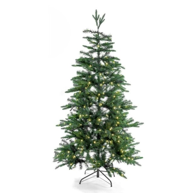 6ft PreLit Green Canadian Mixed Fir Christmas Tree Green 6ft