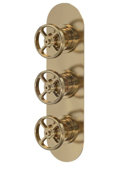 Balterley Knurled Triple Shower Valve