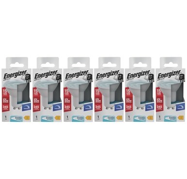 Energizer LED GU10 345lm 3.6W 6500K (Daylight) Dimmable Light Bulb - Pack of 6