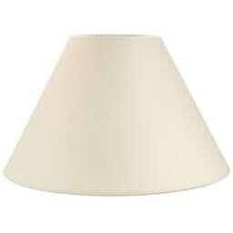 "Traditional 14"" Cream Cotton Coolie Lampshade Suitable for Table Lamp or Pendant Cream Cream 1"
