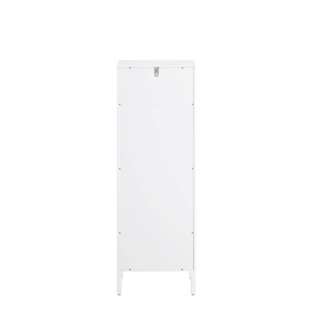 SoBuy BZR122-W,Bathroom Floor Cabinet Storage Unit with Flip-Out Laundry Basket White White 1
