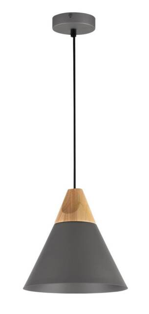 Bicones Dome Ceiling Pendant Lamp Black, 1 Light, E27