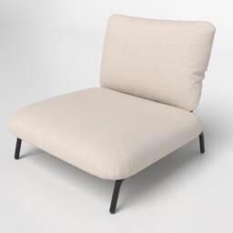 COSTWAY Oversized Accent Chair Comfy Living Room Chairs-Beige