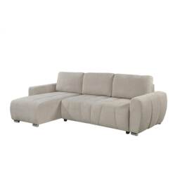 Vienna 3 Seater Fabric Pull Out Sofa Bed Cream Beige Three Seater