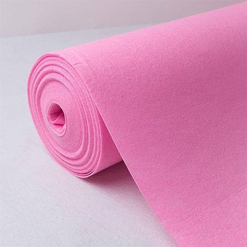 10 Metres Exhibition Quality Ribbed Heavy Duty Candy Pink Carpet Runner 1 Metre Wide