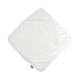 Towel City Baby Hooded Towel - White - One Size