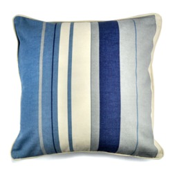 Fusion Whitworth Stripe Filled Cushion Blue