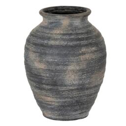 Marra Large Olpe Vase - Ceramic - L29 x W29 x H42 cm - Black