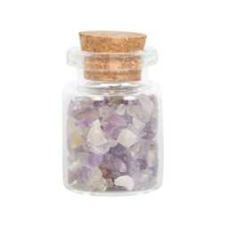 Something Different Jar Of Calm Amethyst Decorative Crystal - Purple - One Size