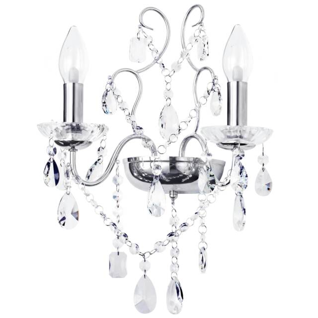 BHS Annalee Wall Light, Silver