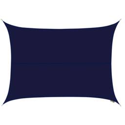6m x 5m Rectangle Water Resistant Blue Sun Shade Sail