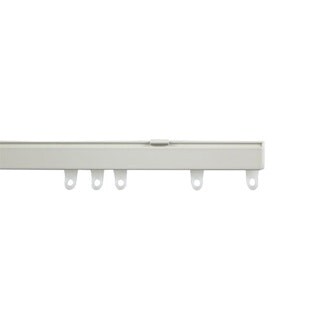 470cm White Fineline Aluminium Curtain Track White White