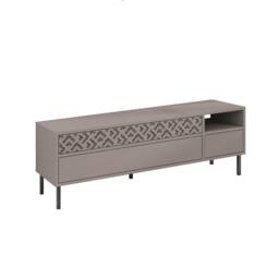Decortie Heaton TV Stand 144.6x35.6x48.4cm Mocha Grey