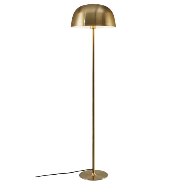 Nordlux Cera Indoor Floor Lamp Brass Metal E27 White Inner - Mains Powered, IP20