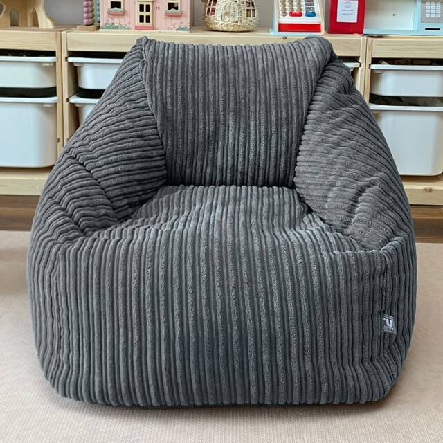 rucomfy Indoor Jumbo Cord Snuggle Bean Bag Chair for Kids