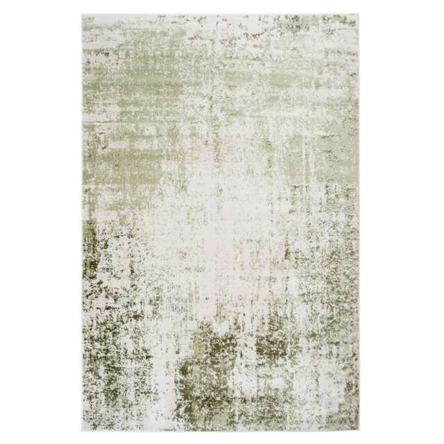 KUKOON Sage Green Distressed Living Area Bedroom Area Rug 120cm x 170cm Green