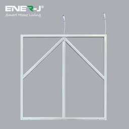 60x60cm LED Frame Panel Light with Blue Arrow Design - 40W, Cool White (6500K)