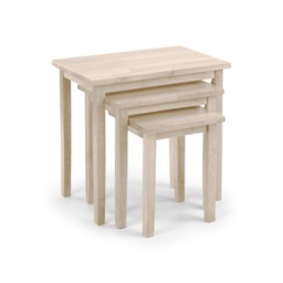 Invermere White Wash Nest Of Tables
