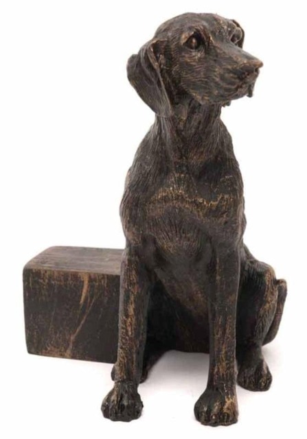 Weimaraner Plant Pot Feet - Set of 3 Bronze