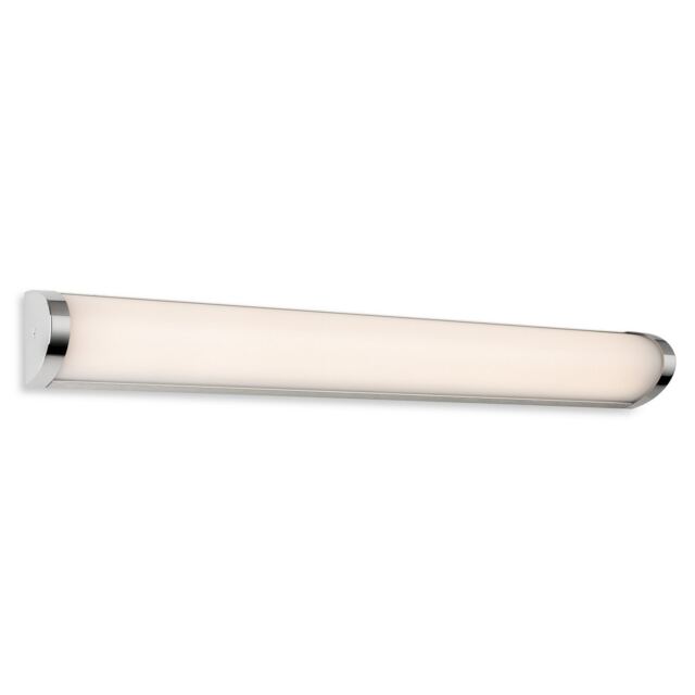 Kobe Wall Light - 604mm Chrome with Opal White Polycarbonate Diffuser 16w LED 1350lm 3000K IP44