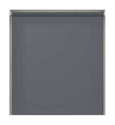 115cm Slate Grey Plain Straight Edge Daylight Roller Blind Grey Grey