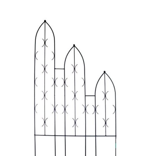 Triple Slope Gothic Screen Bare Metal - Ready to Rust - Steel - L2 x W91.4 x H180 cm