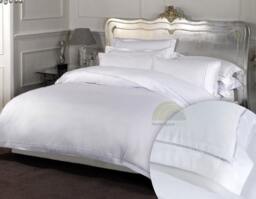 Dorchester 1000TC Hotel Quality Flat Sheet 100% Cotton - White - Super King