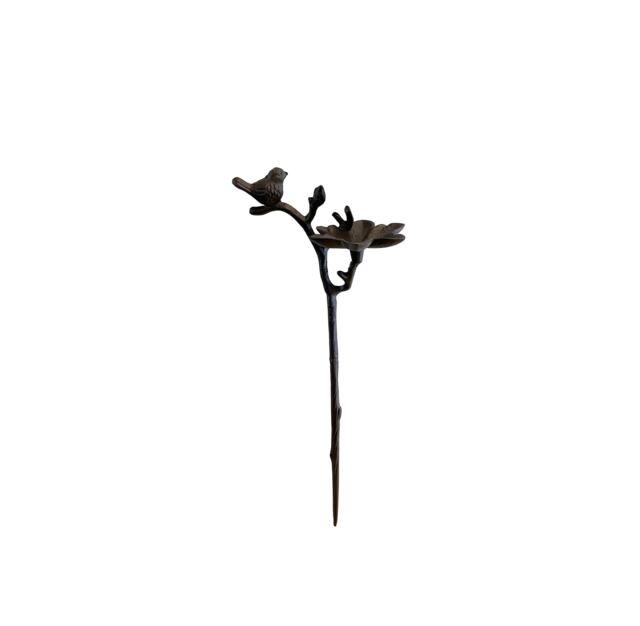 Cast Iron Wild Bird Ornate Flower Dish Bird Feeder