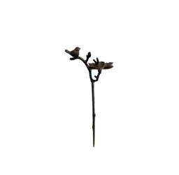 Cast Iron Wild Bird Ornate Flower Dish Bird Feeder