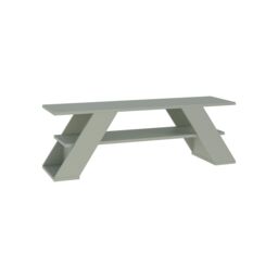 Decortie Farfalla TV Stand 120x33.5x40cm Ash Green
