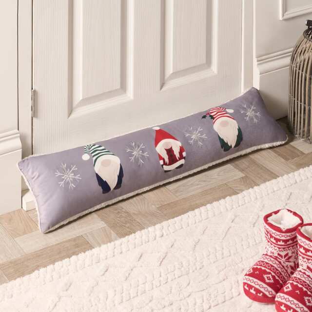 OHS Xmas Gonk Draught Excluder Draft Insulation Wind Blocker Stopper