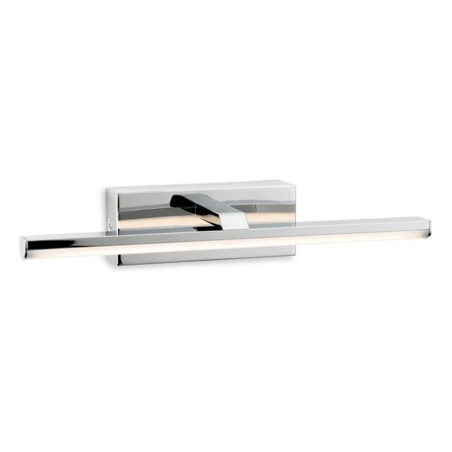 Marina Wall Light - 300mm Chrome with Opal White Polycarbonate Diffuser 8w LED 730lm 3000K IP44