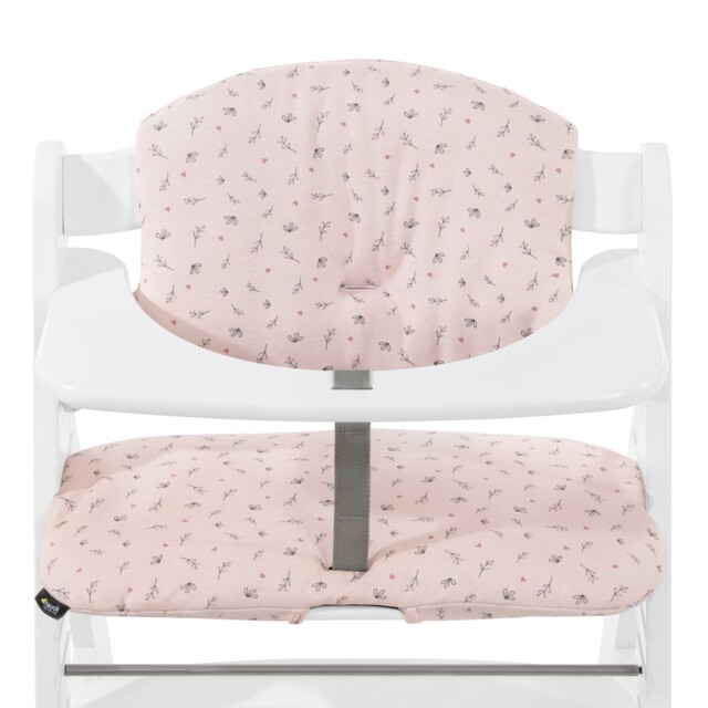 hauck Highchair Pad Select - Jersey Flowers Rose