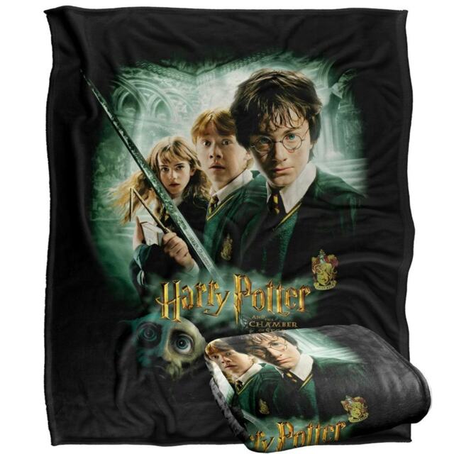Harry Potter And The Chamber Of Secrets Movie Poster Blanket - Multicoloured - One Size