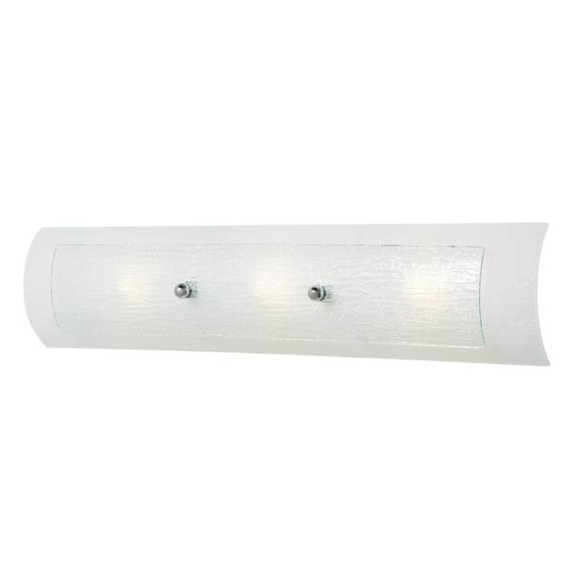 Duet 3 Light Bathroom Wall Light Polished Chrome IP44, G9
