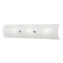 Duet 3 Light Bathroom Wall Light Polished Chrome IP44, G9