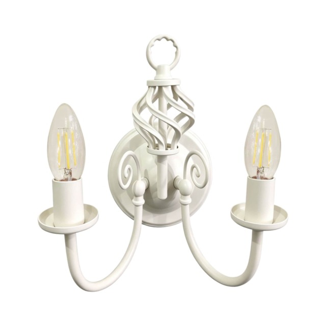 Barley Twist - Cream Wall Light