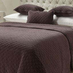Sweet Dreams Sanzio Luxury Cotton Velvet Quilted Throw - 150cm x 200cm