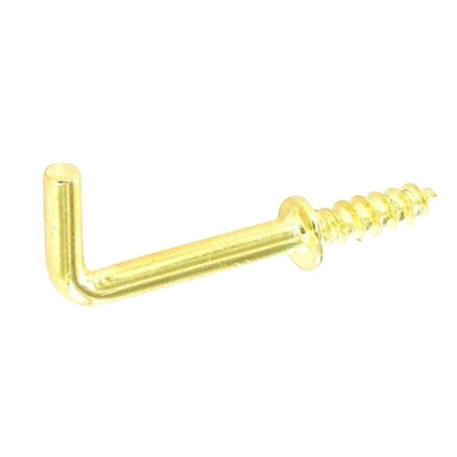 Securpak Shouldered Hook (Pack of 10) Gold Gold 1