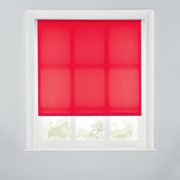 A.Unique Home Premium Trimmable Daylight Roller Window Blind - Light Filtering Fabric - 3FT - RED - 90CM (W) x 170CM (L)