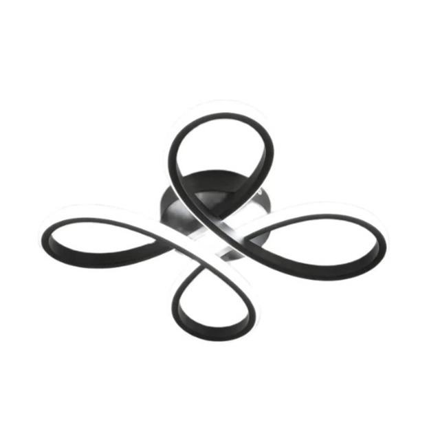 Modern LED Ceiling Light Black