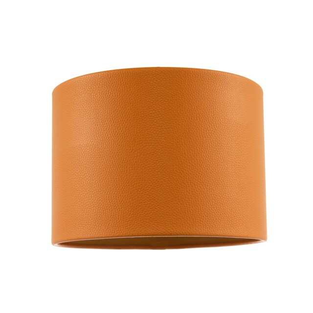Classic Dark Mustard Faux Leather Lamp Shade with Inner Cotton Lining Yellow Mustard 1
