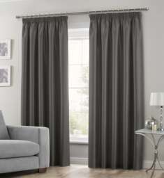 Intimates Faux Silk Pencil Pleat Curtains