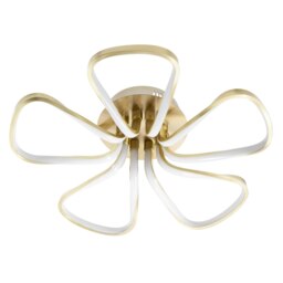 BHS Alvar LED Petals Ceiling Light Gold Satin Brass 1