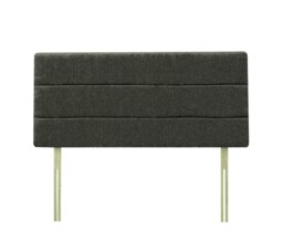 Milan Charcoal Chenille Headboard Super King Multi